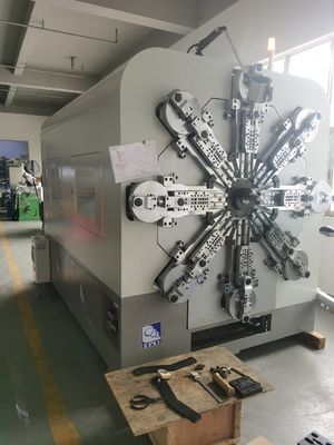 12 osi Bezprzewodowa maszyna do tworzenia sprężyny CNC Wire Forming Coilers Fast Speed