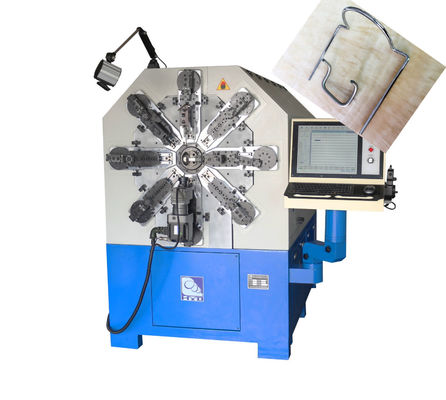 380 V 50 Hz 27 kW Bezkrzywkowa maszyna sprężynowa CNC do systemów ze stali węglowej 1–4 mm