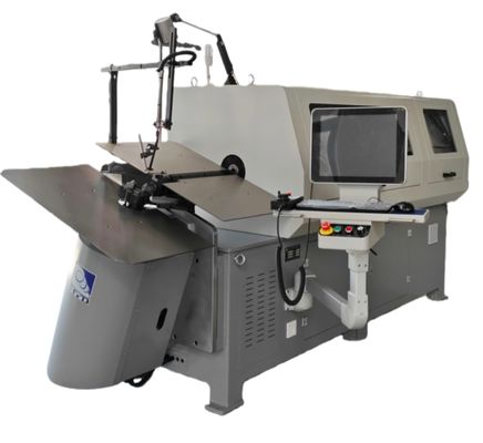 Ocieplenie wiośnikowe ze stali 2 - 8 mm 3D CNC Wire Bender Stabilne formowanie z systemem CNC