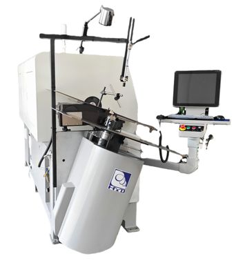 Ocieplenie wiośnikowe ze stali 2 - 8 mm 3D CNC Wire Bender Stabilne formowanie z systemem CNC