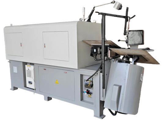 Ocieplenie wiośnikowe ze stali 2 - 8 mm 3D CNC Wire Bender Stabilne formowanie z systemem CNC