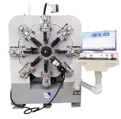 12-14 Oś Automatyczna maszyna do tworzenia sprężyny CNC 1 do 4 mm Systemy zwojowe