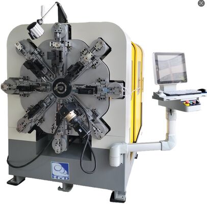 12-14 Oś Automatyczna maszyna do tworzenia sprężyny CNC, maszyna do zwojowania sprężyny od 1 do 4 mm