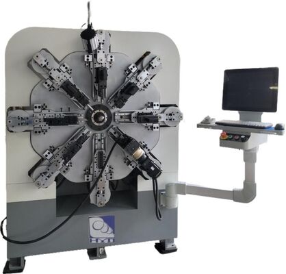 Automatyczna wielofunkcyjna 12-osiowa maszyna do wiosennego zwojowania komputerowego 1-4 mm Sprzęt do tworzenia sprężyny z podstawowym komponentem silnika