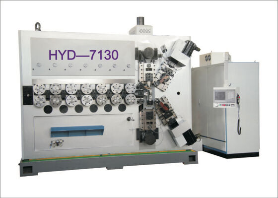 Automatyczna 7-osiowa wielofunkcyjna maszyna do tworzenia sprężyny wiązania CNC 6-16 mm Komponent silnika rdzenia do metalu i metalurgii