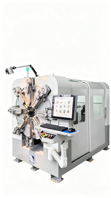 Industrial Wire Forming Machine , High Speed 10 Axes Spring Bending Machine