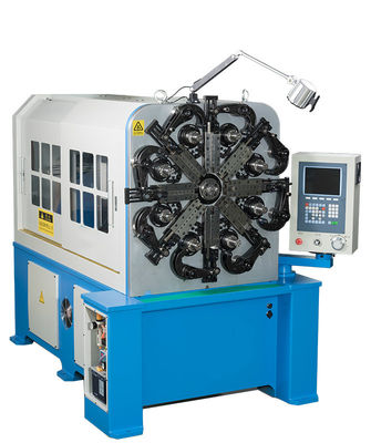 Sprzęt do produkcji sprężyn CNC 4,0 mm Sanyo Motor CE ISO9001 Niebieskie systemy