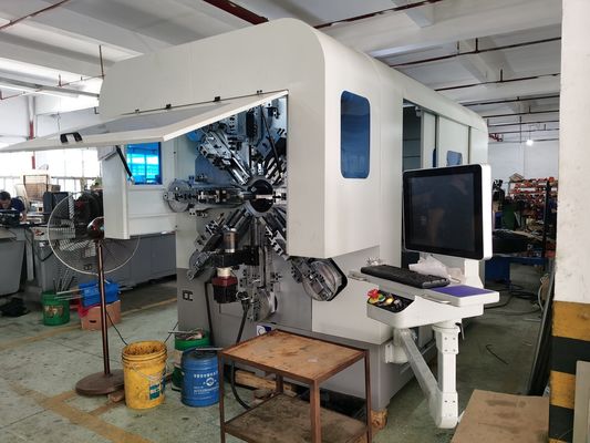 Maszyna do nawijania sprężyn zawieszenia samochodowego 6.0mm bezkrzywkowa maszyna CNC do sprężyn