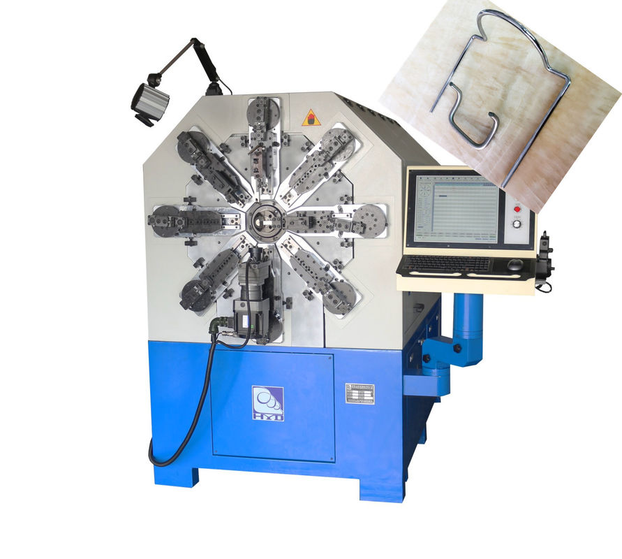 380 V 50 Hz 27 kW Bezkrzywkowa maszyna sprężynowa CNC do systemów ze stali węglowej 1–4 mm