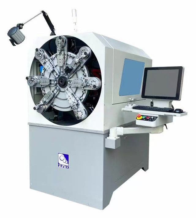 0.3-2.5mm High Efficiency CNC Spring Machine , Multi-function Computer Spring Machine