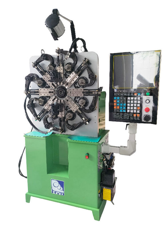 0.2-2.3mm Wysokiej Precyzji CNC Sprężynowa Maszyna HYD-20T-4A Pięcioosiowa Z Obrotowym Drutem