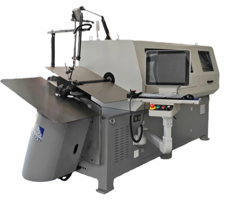 Ocieplenie wiośnikowe ze stali 2 - 8 mm 3D CNC Wire Bender Stabilne formowanie z systemem CNC