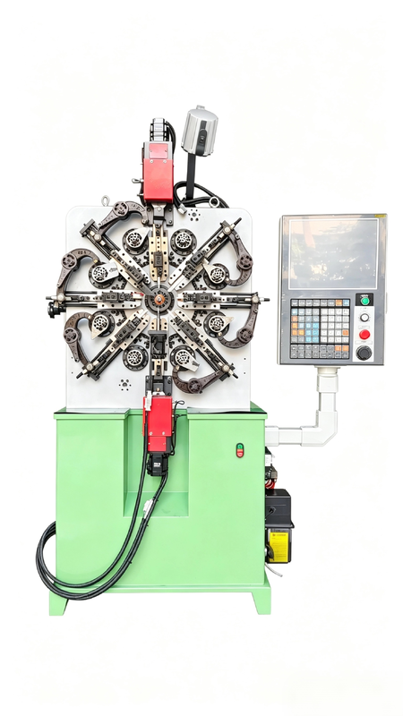 Szybka sprężynarka CNC 0,2 - 2,3 mm ze zwijarką 100 kg